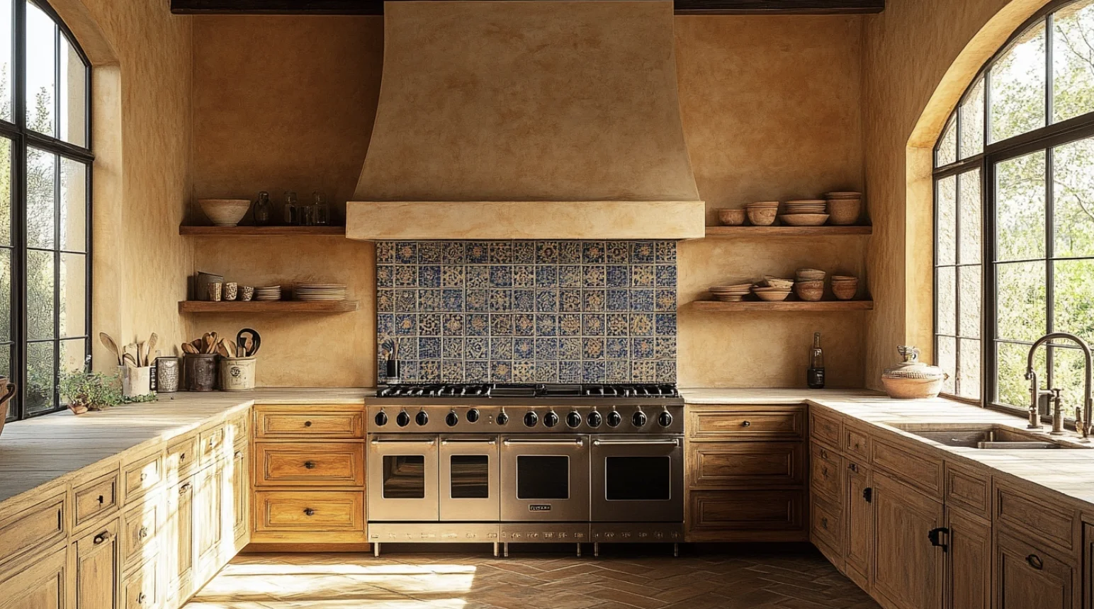 Kitchen — Mediterranean Villa